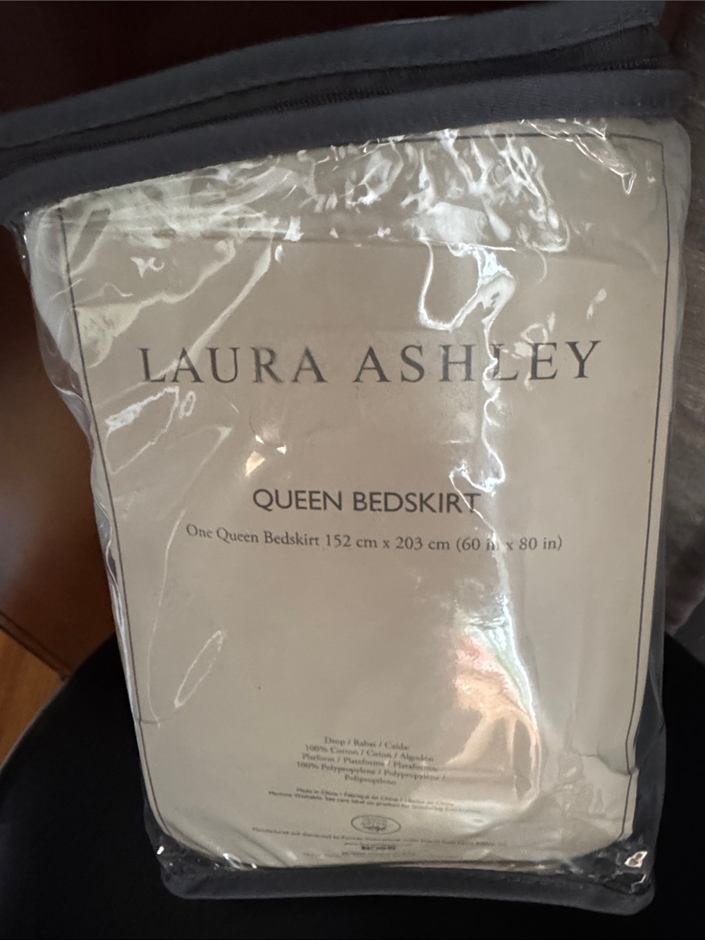 Laura Ashley Queen Bedskirt in white